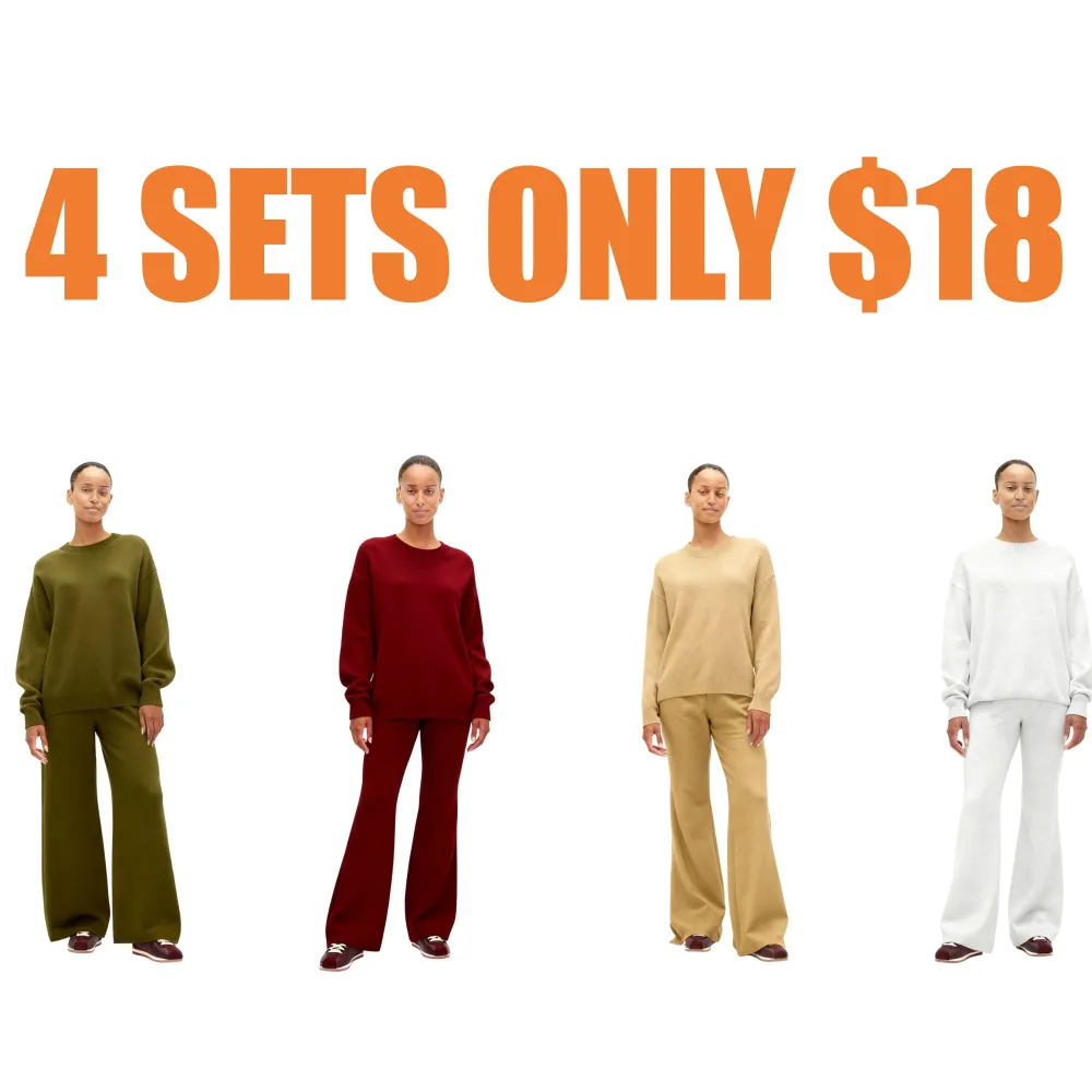 Women's Cash Soft Sweater&Pants Set