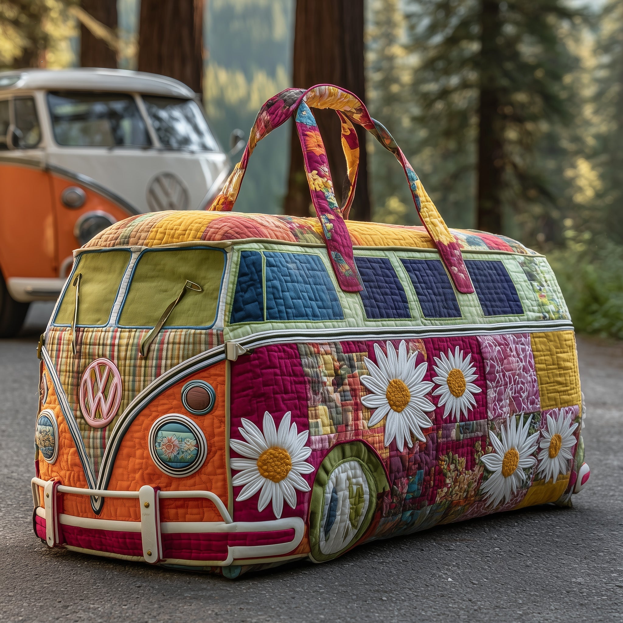 Hippie Journey Quilted Duffle Bag-Fashion Trends in 2026