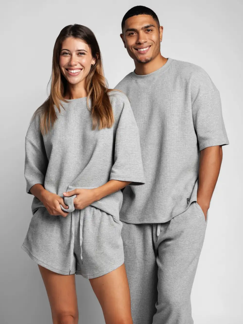 Unisex's Waffle Lounge Set