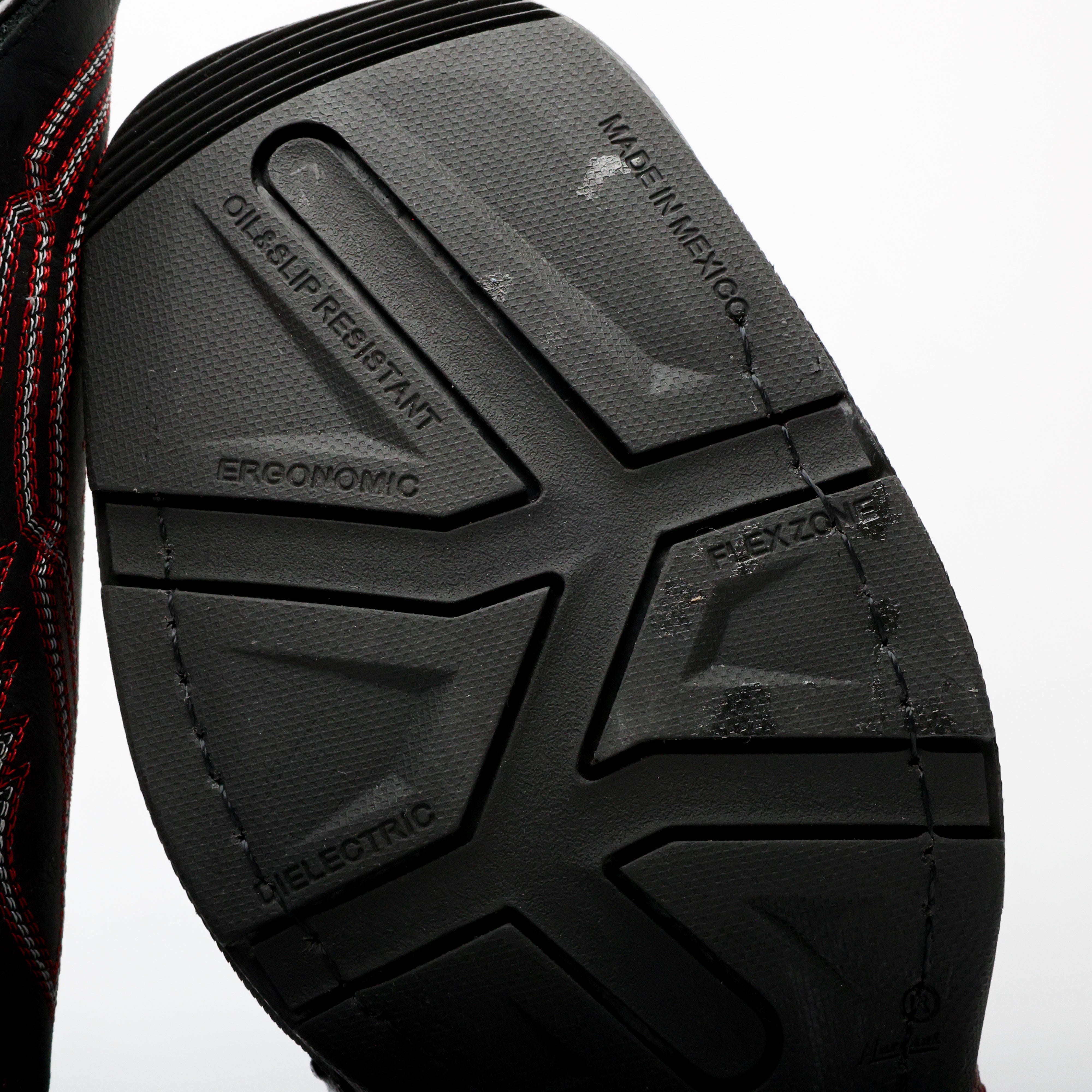 Black Cherry Ostrich Leather Boots With 3D Lightweight Sole - Composite Toe