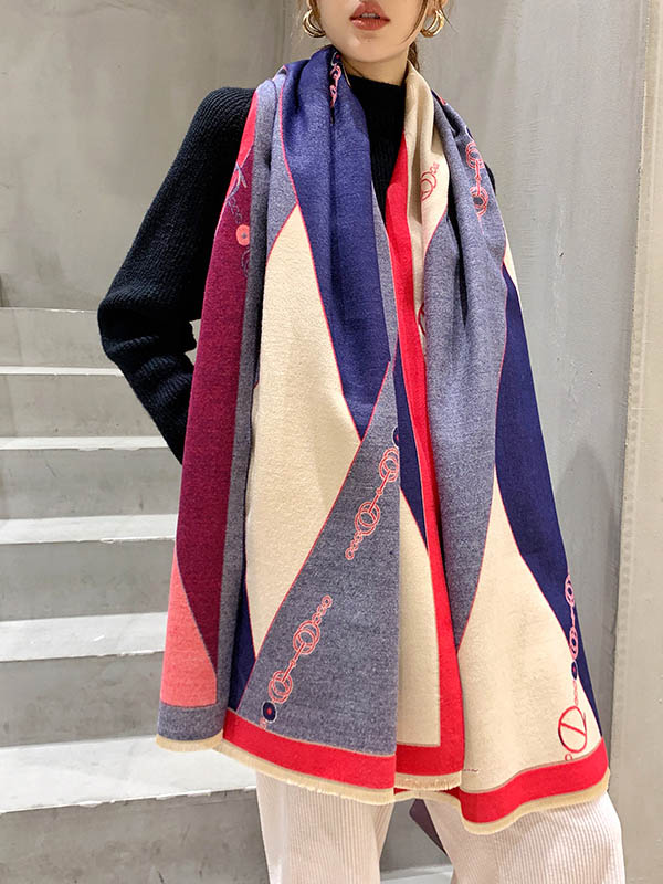 Thicken Split-Joint Warm Shawl&Scarf