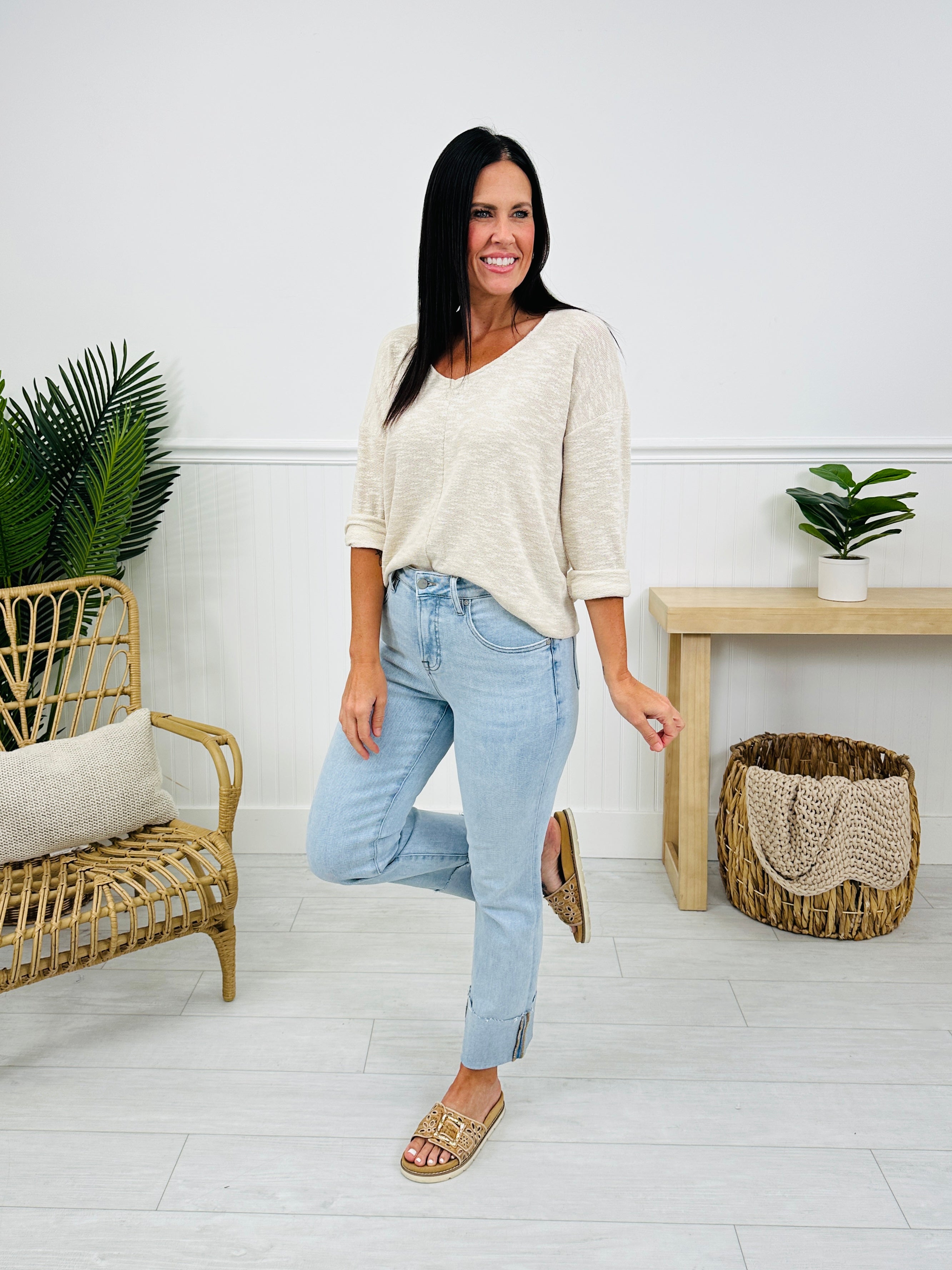 MOCO Exclusive Not Your Mother's Tummy Control Mom Jeans