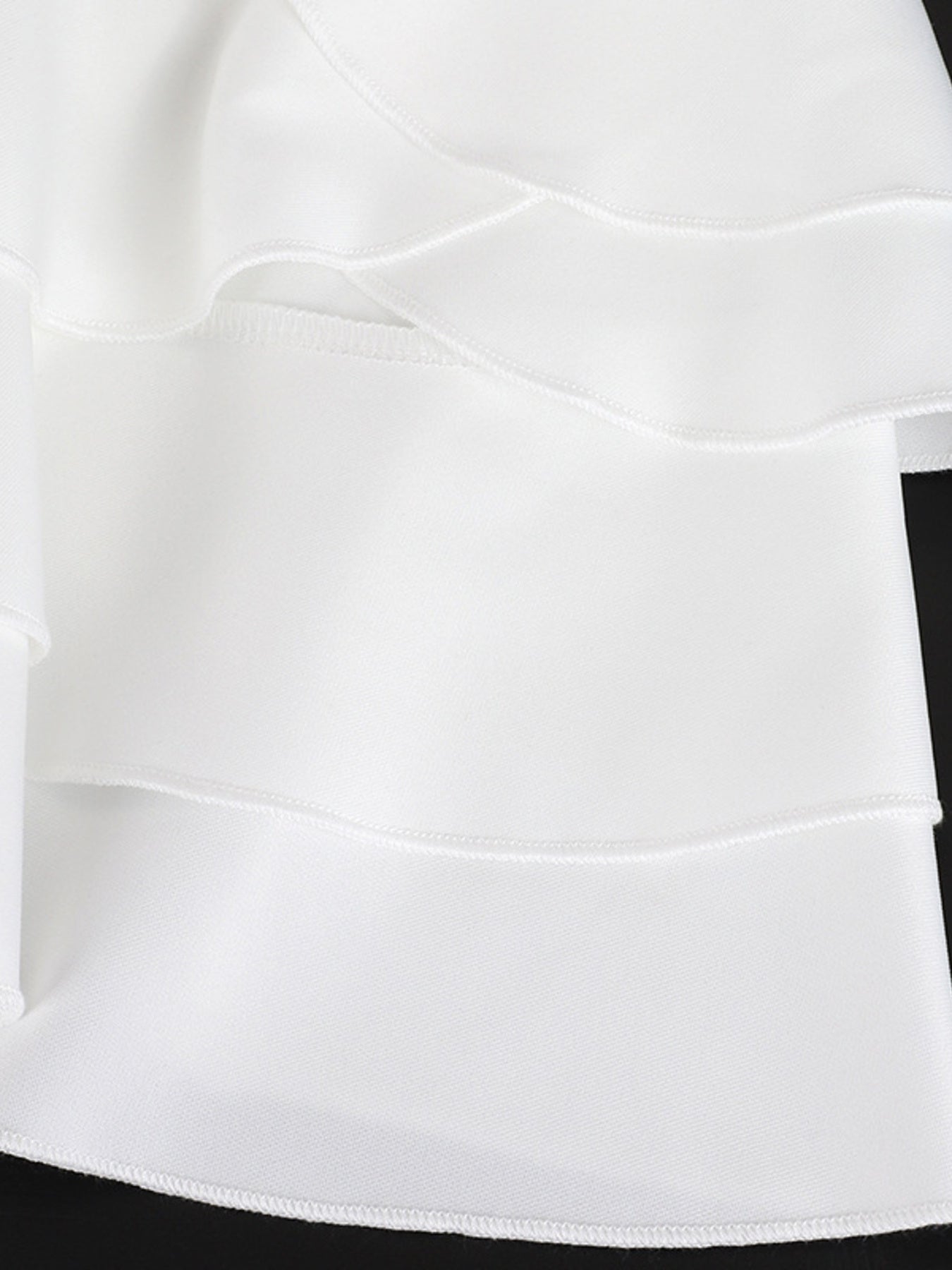 Layered Ruffled Hem Mini Dress