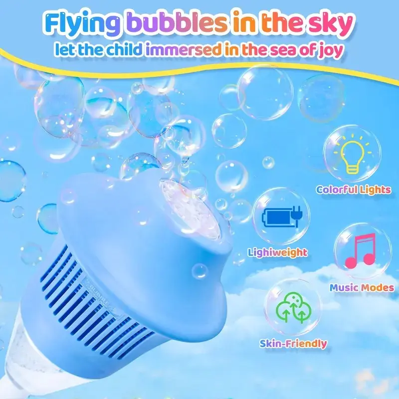 Handheld Bubble Machine for Kids