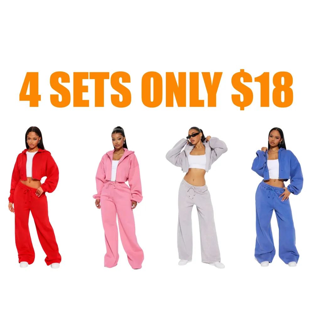 On The Go Fleece Pant Set