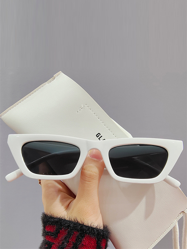 Geometric Sun-Protection Sunglasses Accessories