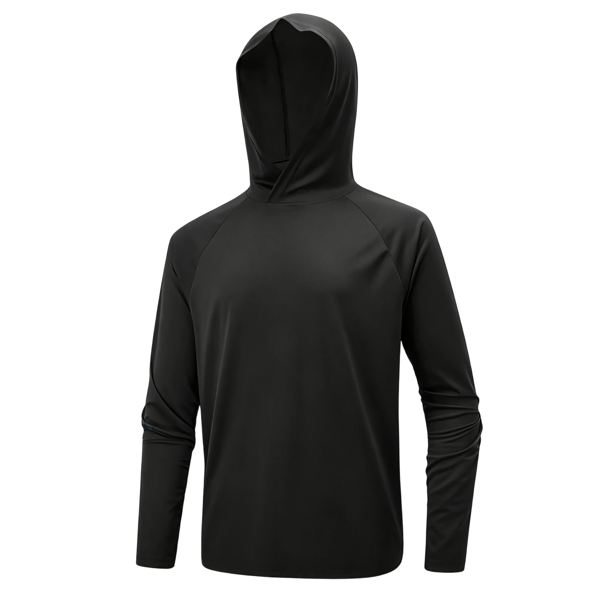 Running Hooded Top: Long Sleeve Quick-Dry Shirt with Thumb Holes