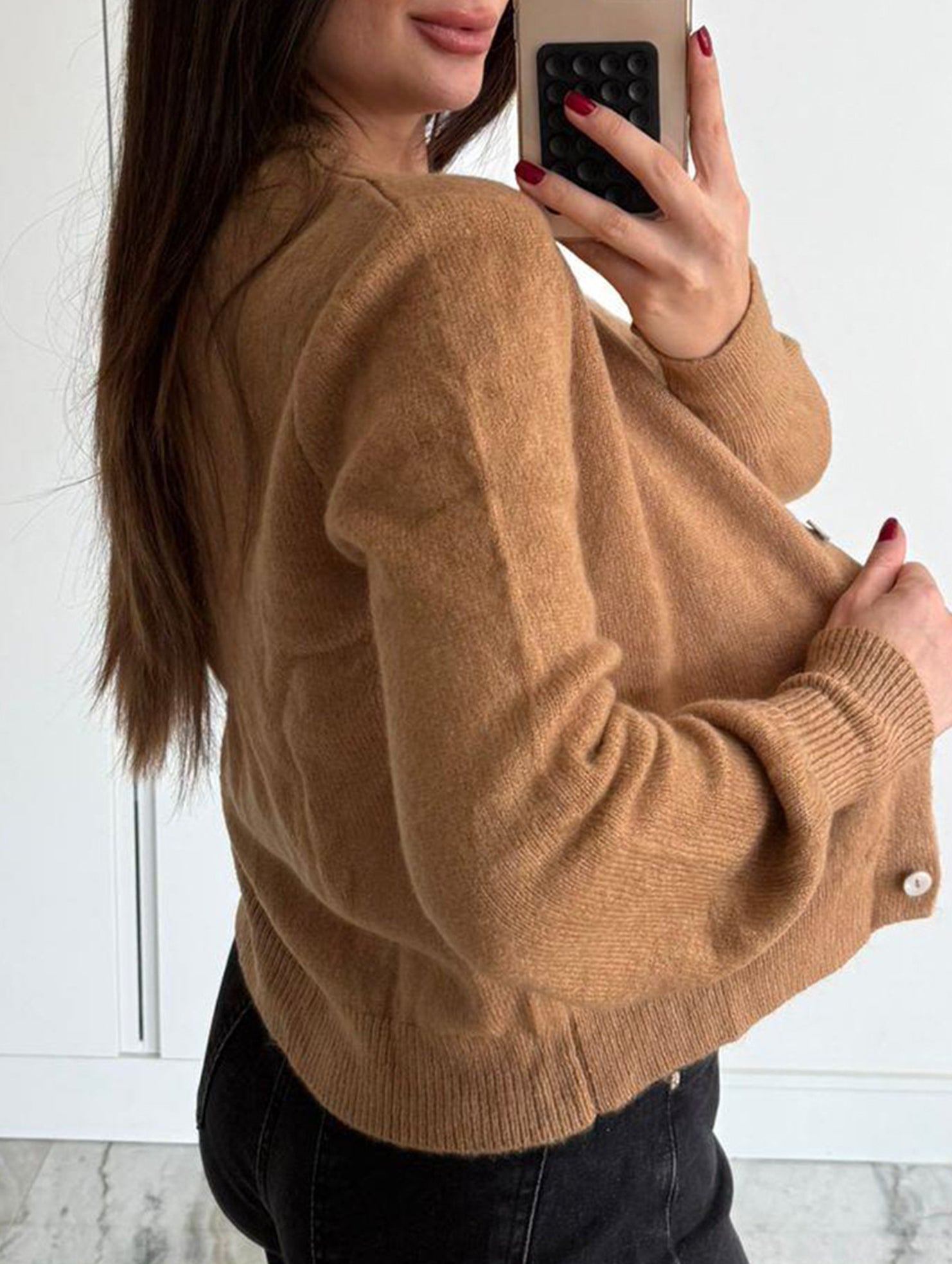 Knit Cardigan Vest Two Piece Set_CWSTB01066