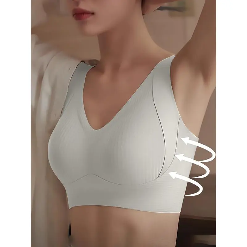 Women's Solid breasted Adjustable Wireless Bra (Just $3 Each!)