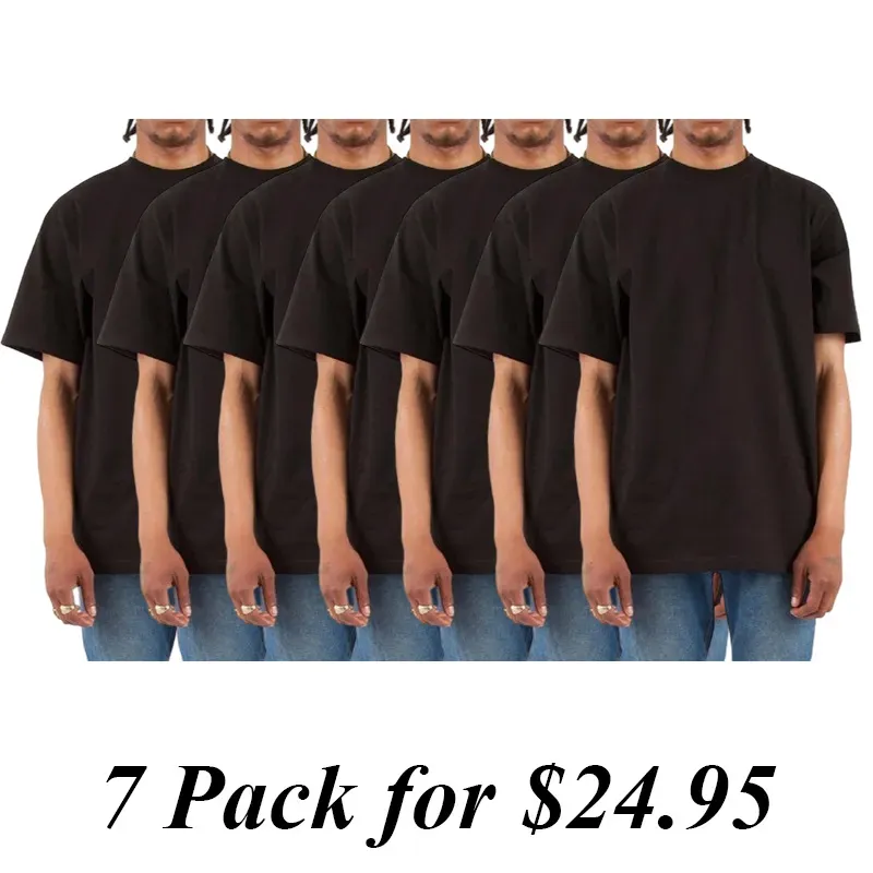 7PACK-Mens Casual Button Down Shirt