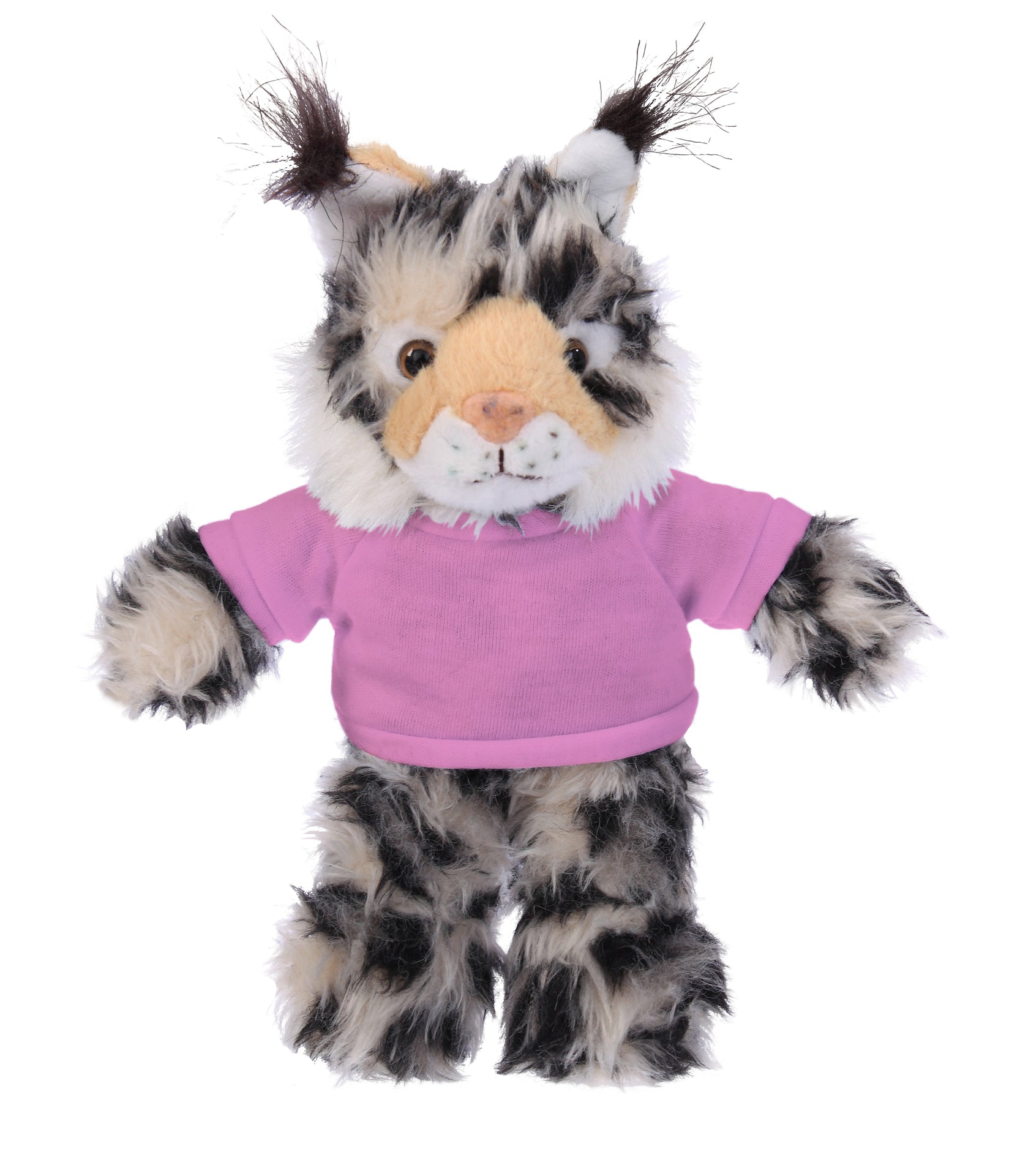 Floppy Wild Cat with Tee 8inch