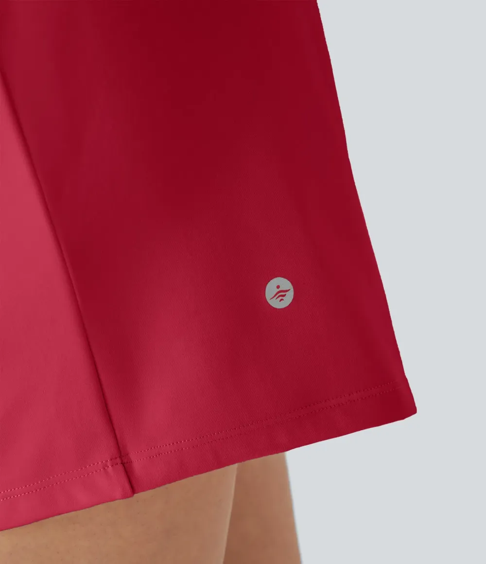 Super High Waisted Back Pocket & Side Hidden Pocket 2-in-1 Yoga Shorts