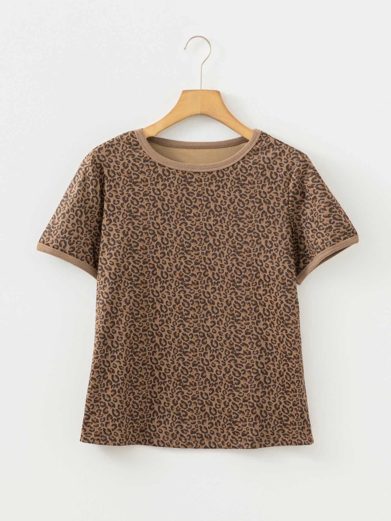 Leopard Print Relaxed Fit T-Shirt