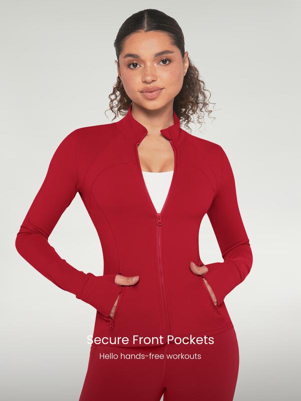 Crop Track Jacket & Leggings Set Activewear