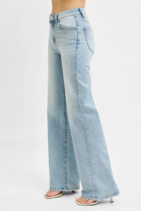 High Rise Wide Leg 90's Jeans