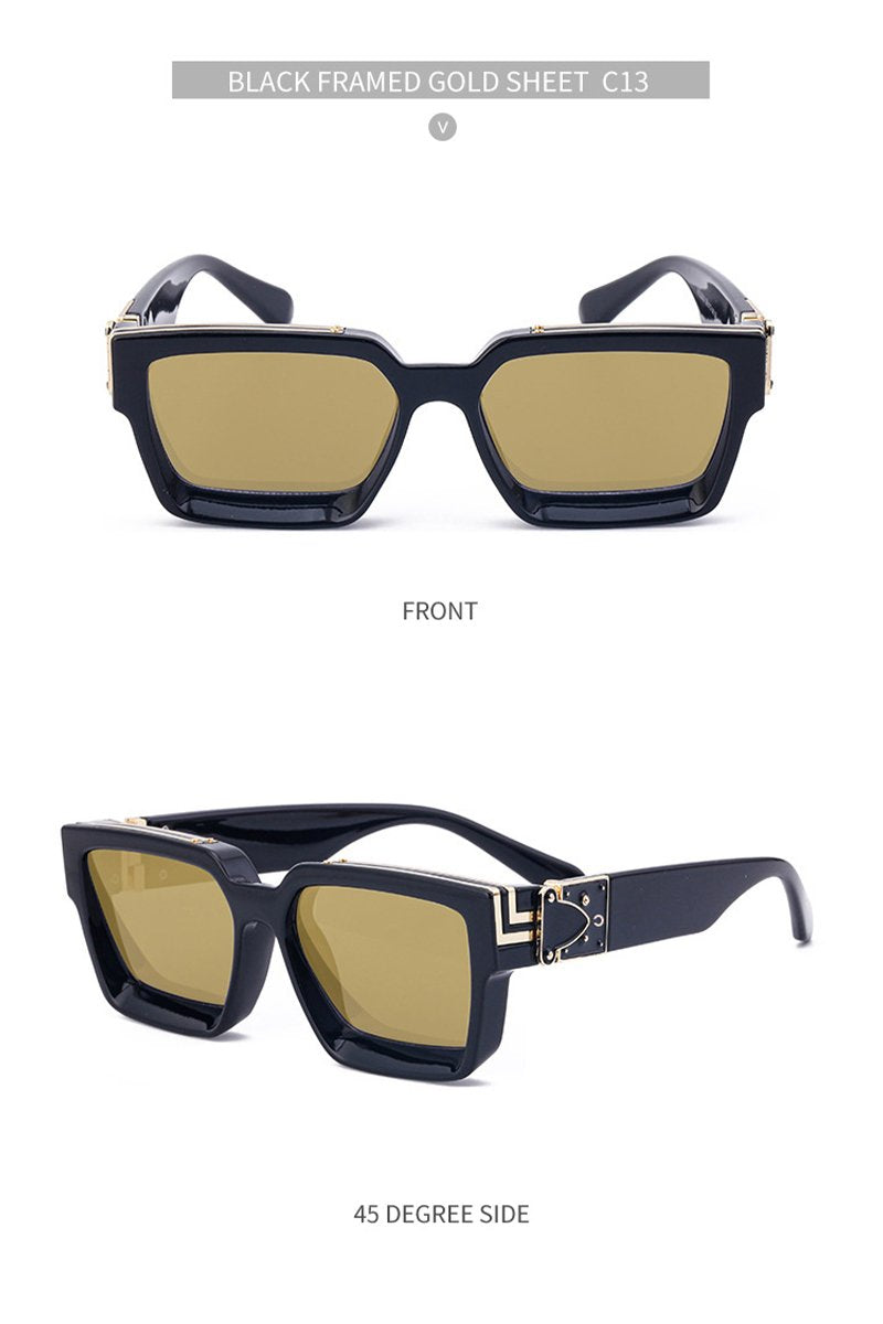 Women's Fashion Trend V Frame Square Sunglasses