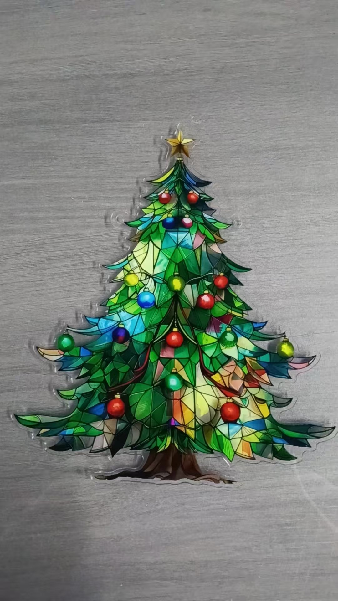 🎄🌈Christmas Tree Sun Catcher(2D Acrylic)