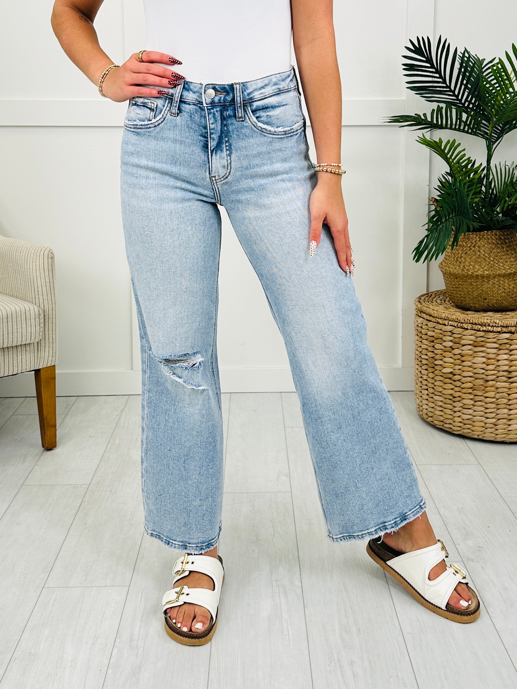 Lovervet On The Edge Wide Leg Jeans