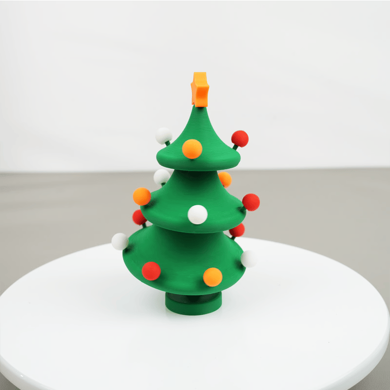 🎄3D Printed Dancing Christmas Tree Decompression Toy: Festive Fun & Stress Relief in One!
