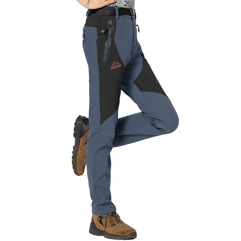 Women's Snow Pants Waterproof Insulated Fleece Thermal Ski Hiking Snowboard Pants
