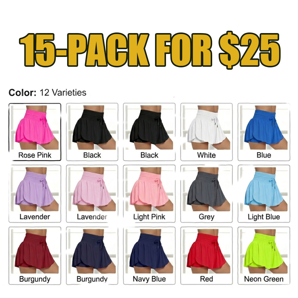 🌟 Product Name: Women's High-Waisted Flowy Athletic Skorts with Pockets - Versatile & Comfortable