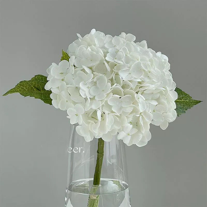 3-Pack Lifelike Hydrangea Silk Flowers  UV-Resistant for Indoor/Outdoor Decor