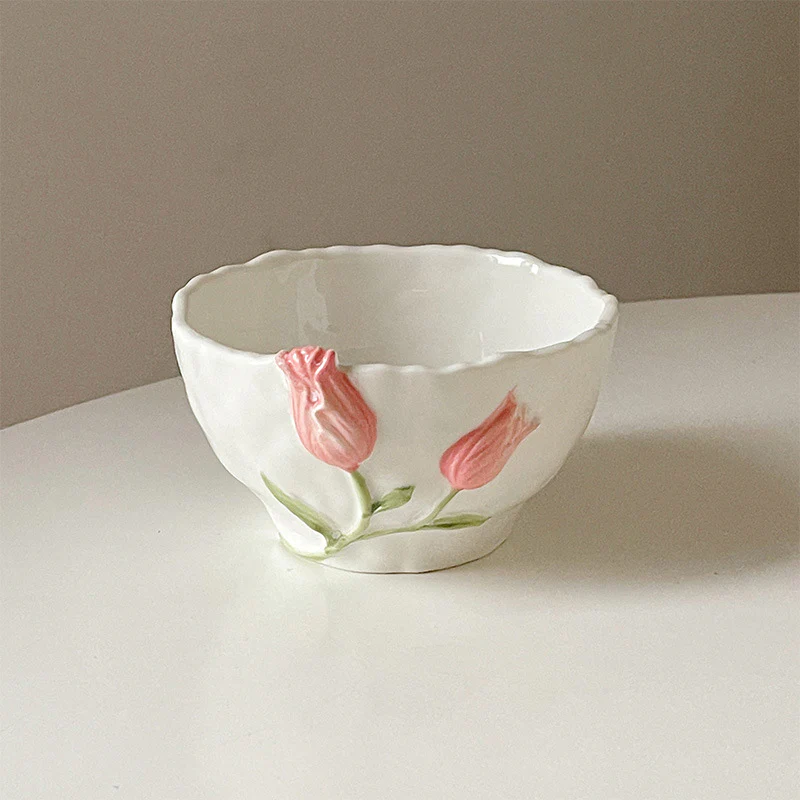 Sculpted Tulip Porcelain Tableware