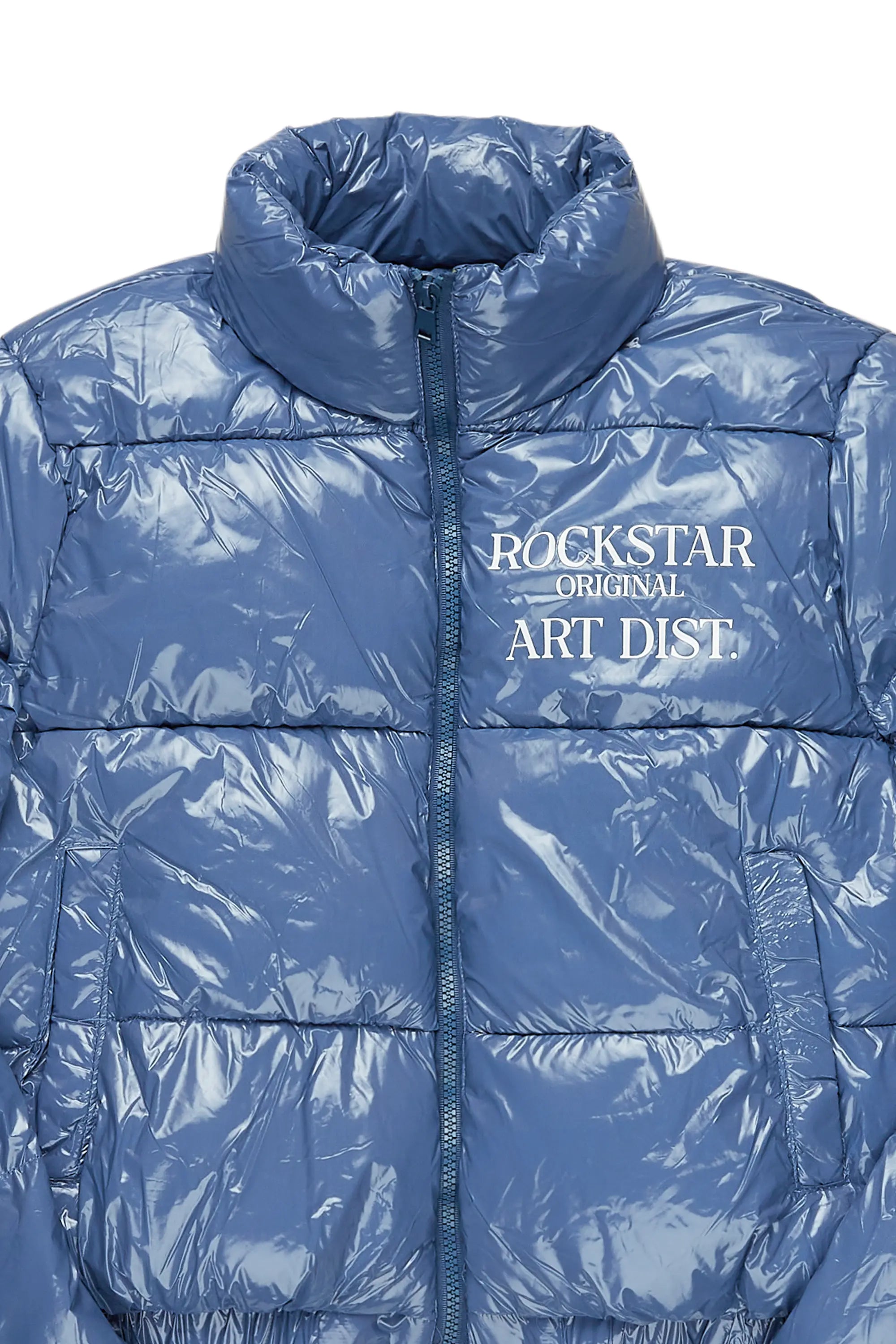 Chakelia Blue Puffer Jacket