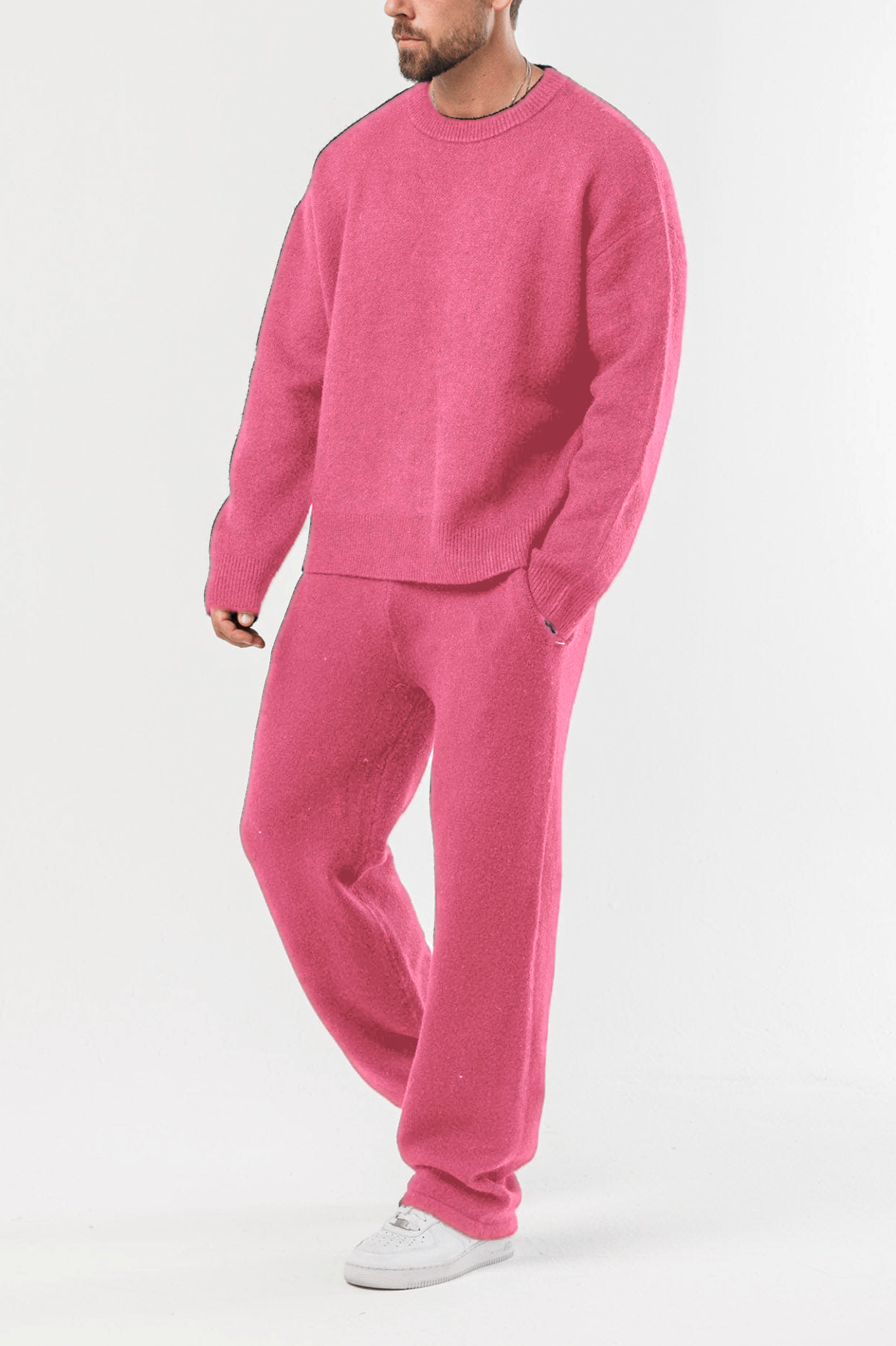 🔥Last Day Promotion!🔥Men’s Classic Knit Sweater Set – Everyday Comfort Outfit