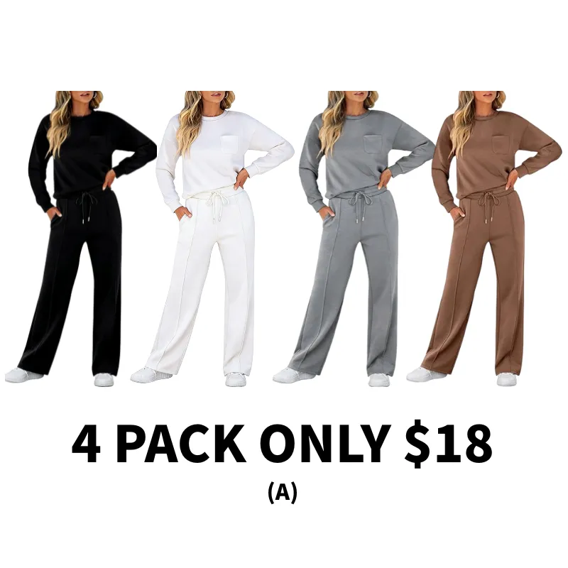 Women's 2-Piece Sleeveless Wide Leg Lounge Set