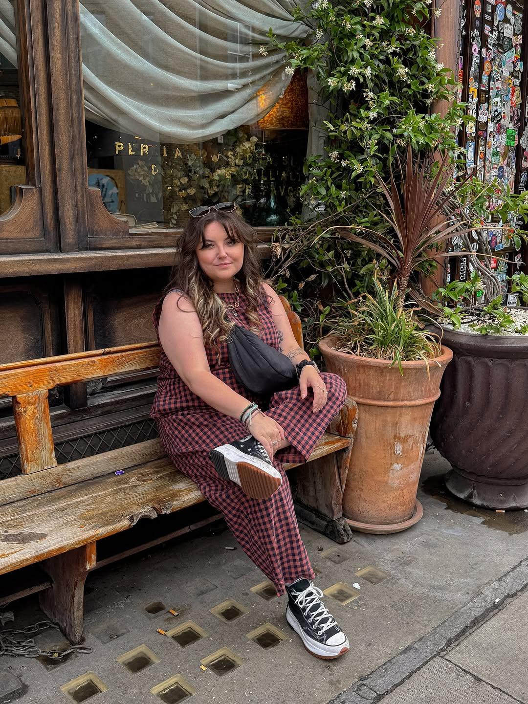 🔥Women’s Plaid Cotton 2-Piece Lounge Set