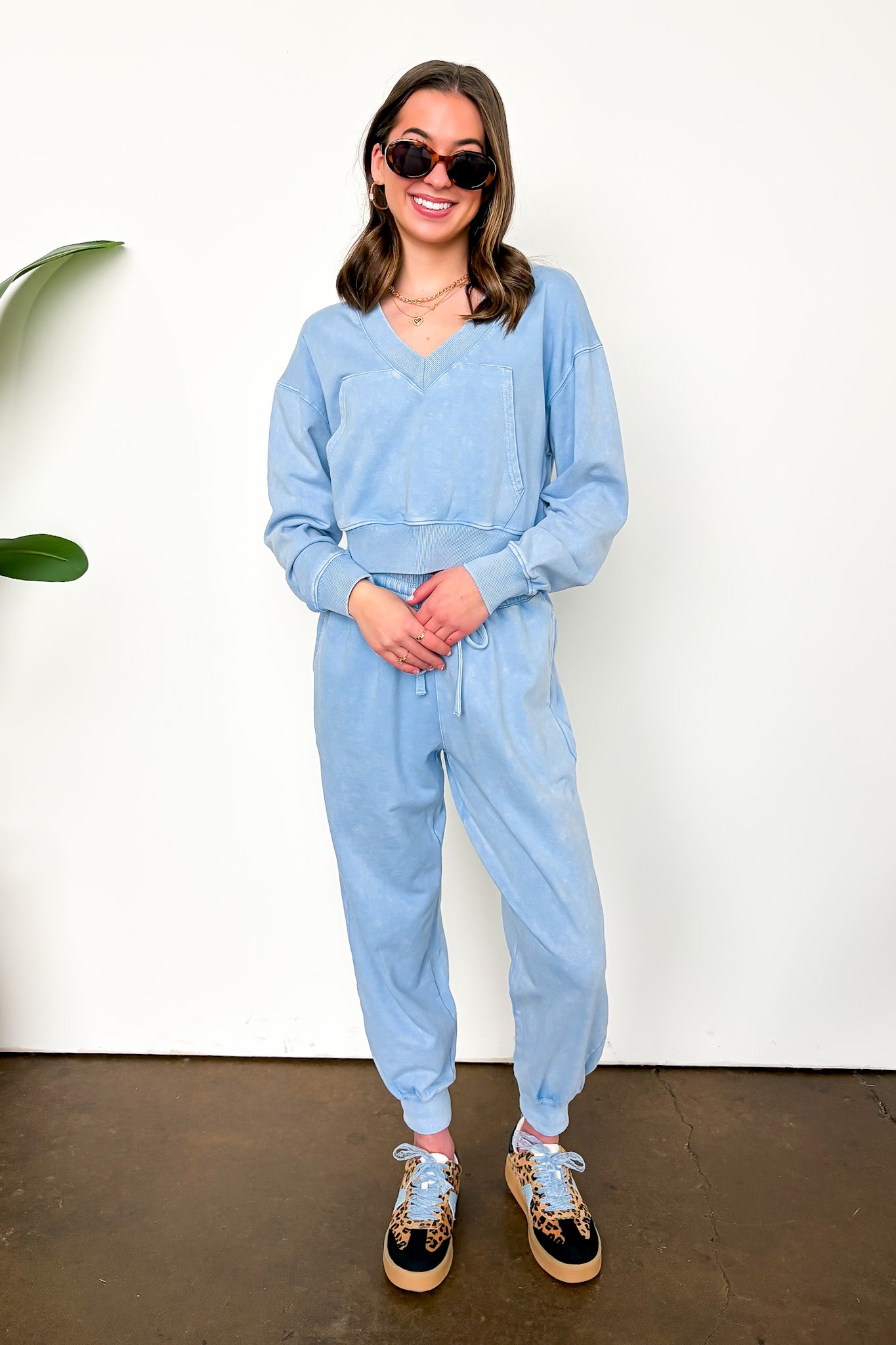 Mineral Washed Jogger Pants