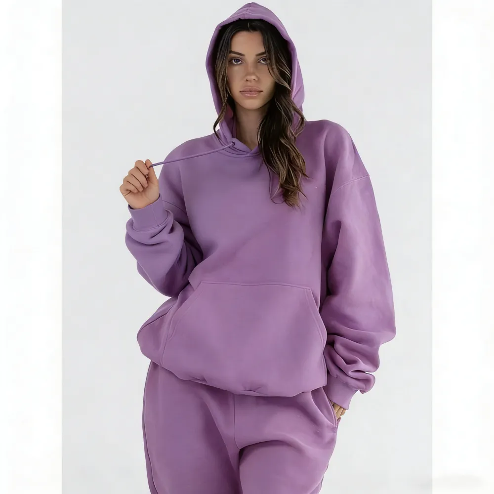 Women's Oversized Hoodie & Jogger Two-Piece Set