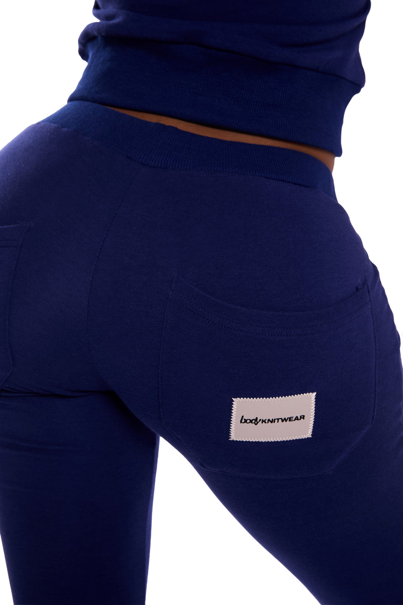 BODY KNITWEAR PANTS (NAVY)