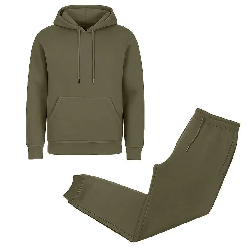 Men's Fleece-Lined Hoodie & Jogger Sets