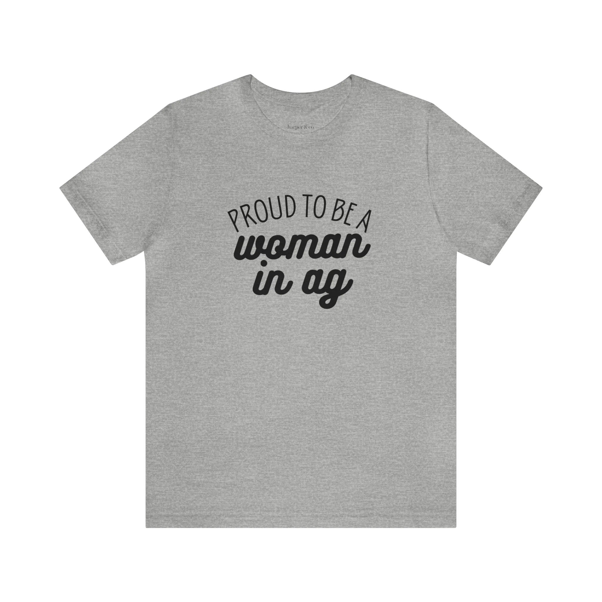 Woman in Ag Unisex Jersey Short Sleeve Tee