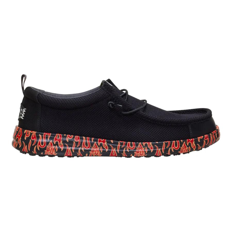Wally Work CE Flames - Black/Salsa Red
