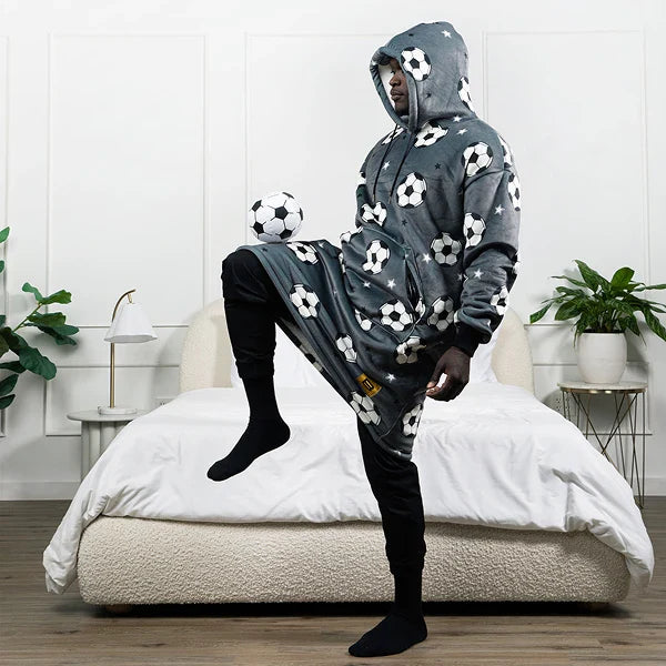 Wearable blanket Oversized with sherpa lining One size fits most.