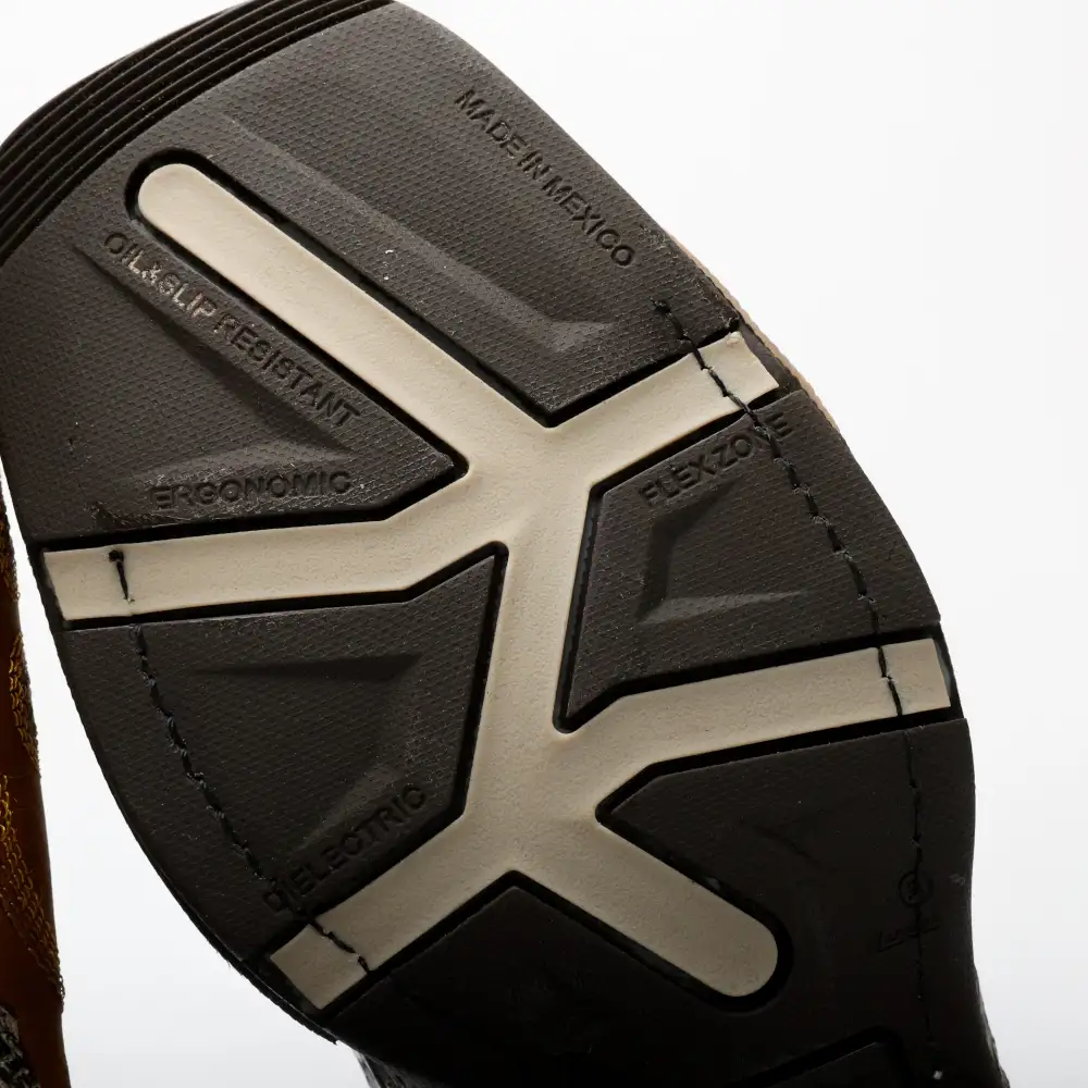 TBR Desert Hand-Tooled Leather Boots With 3D Lightweight Sole - Composite Toe