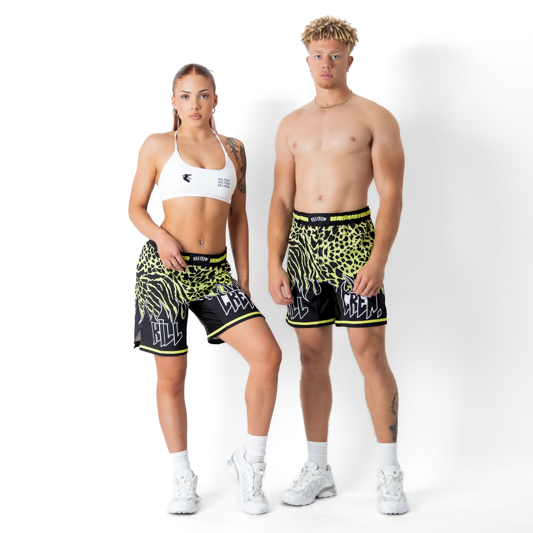 BSEM FIGHT SHORTS (RELAXED CUT) - GREEN