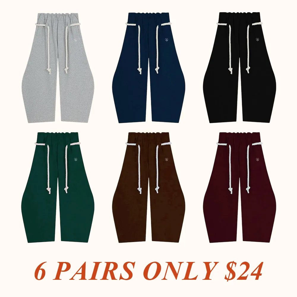 Women Casual Elastic Waist Lantern Trouser Sweatpants