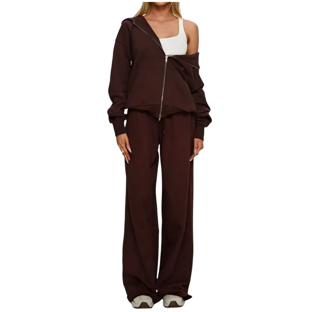 Women’s Fall-Winter 2-Piece Hoodie Tracksuit