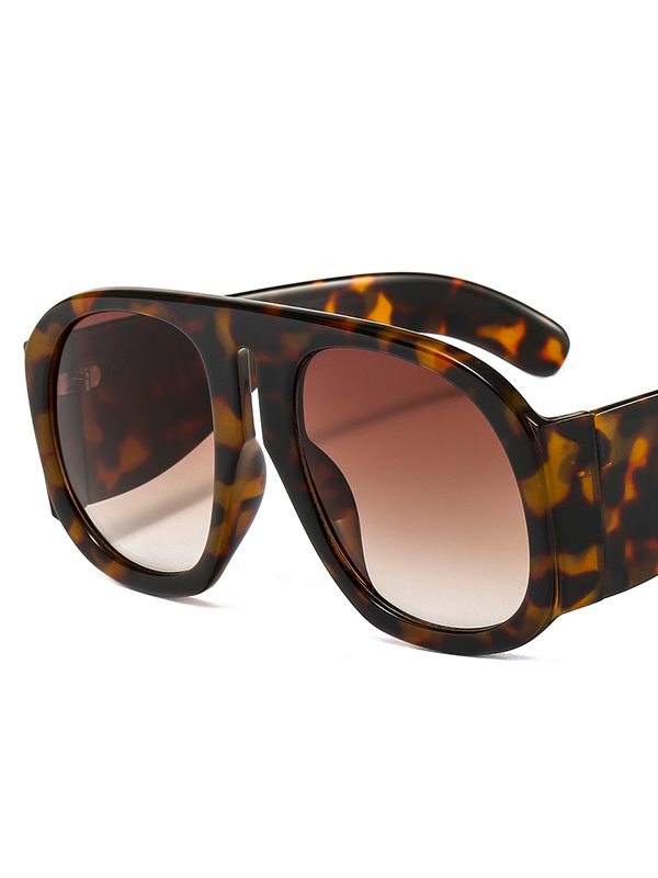 Geometric Sun-Protection Sunglasses Accessories