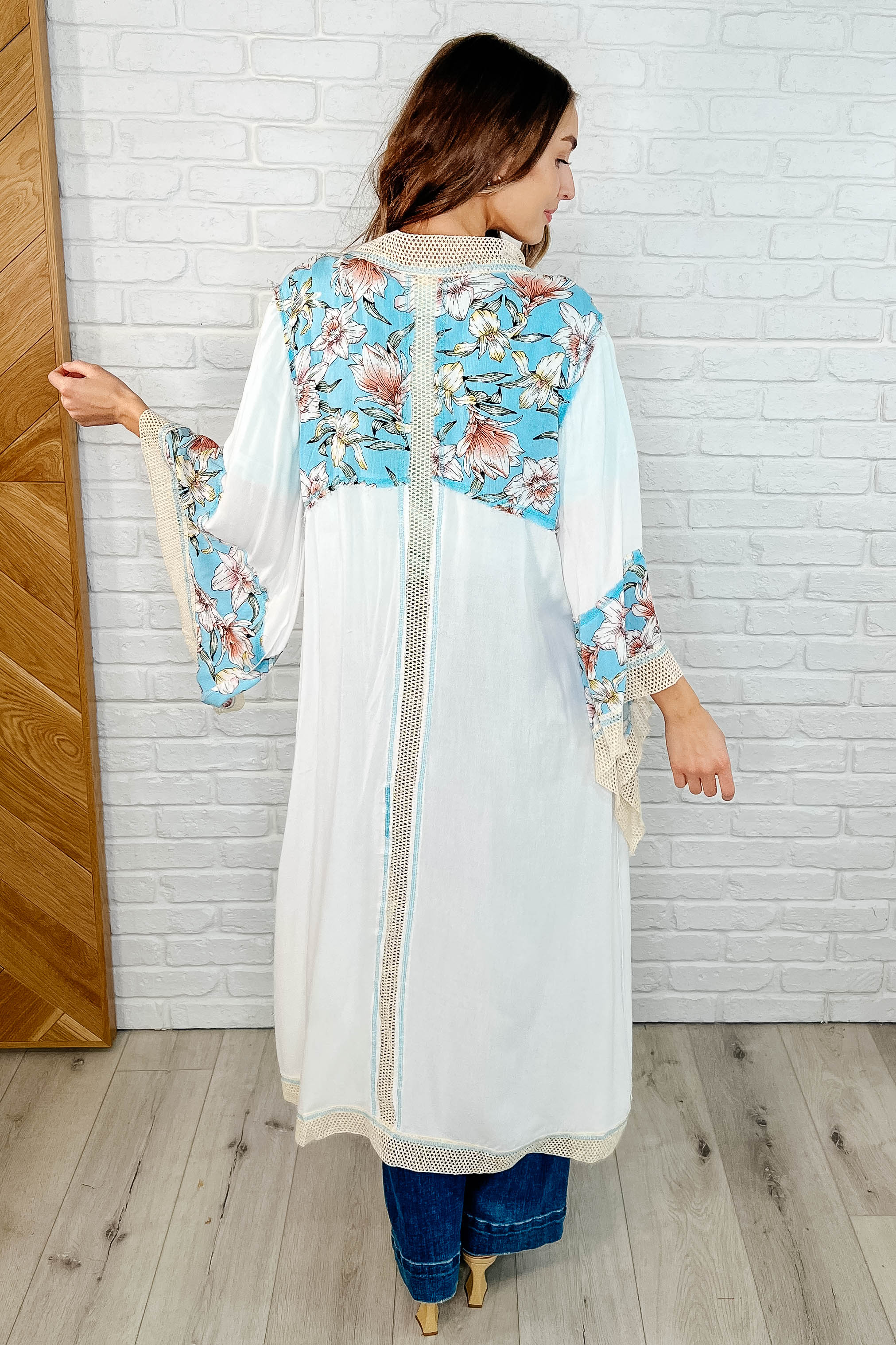 Always Flowing Open Front High Low Cardigan