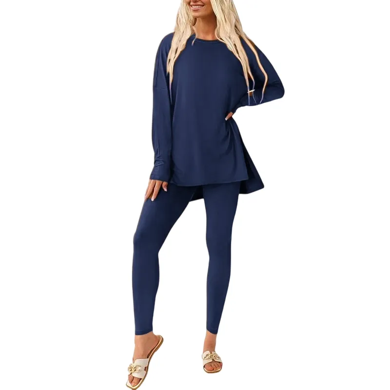 Women's tunic top and leggings set