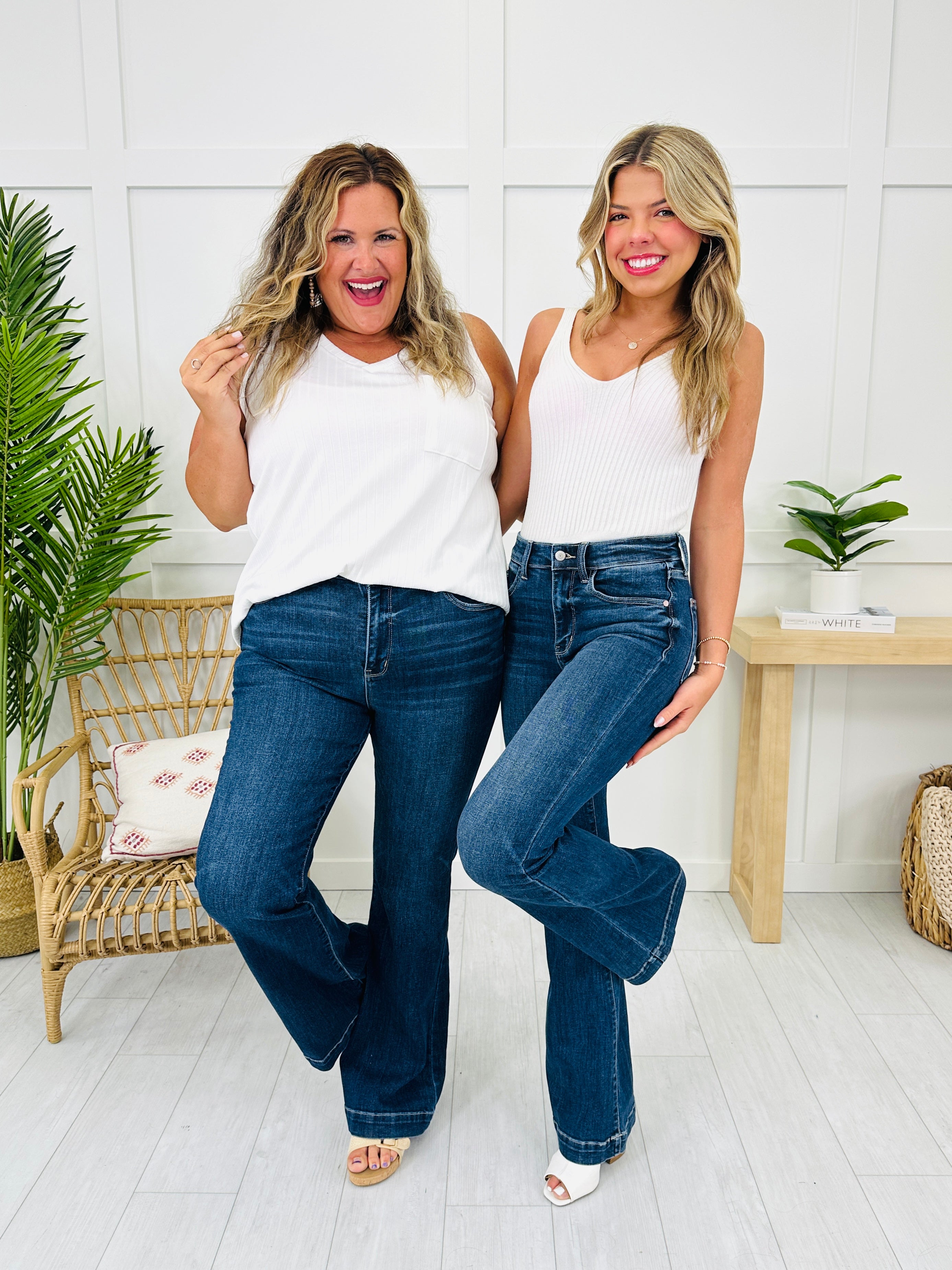 Judy Blue Polished Perfection Trouser Flares