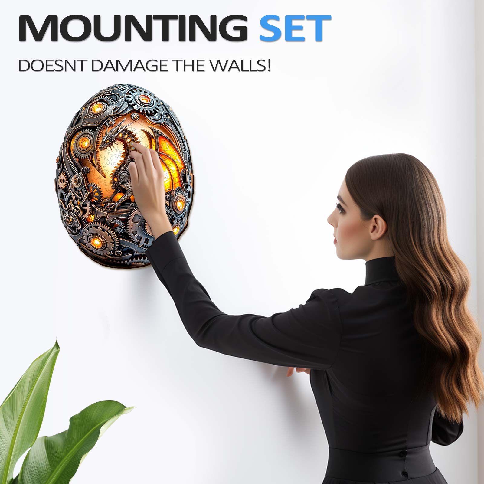 Mechanical Dragon Egg Wooden Jigsaw Puzzle