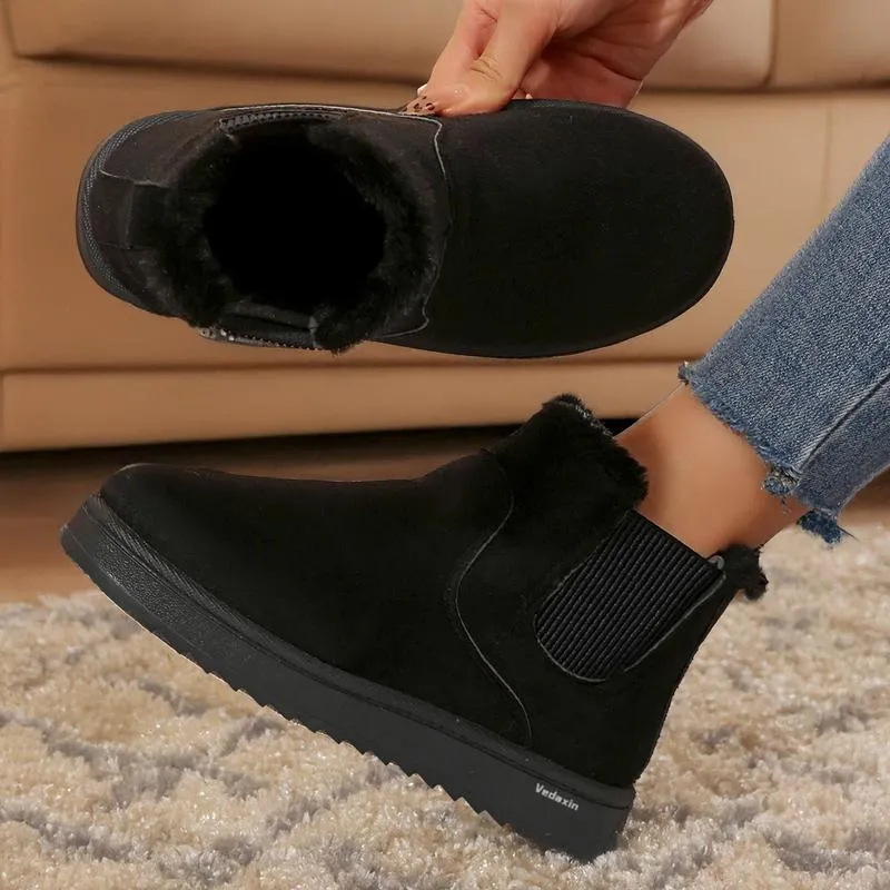 Women's Thick Soled Winter Snow Boots