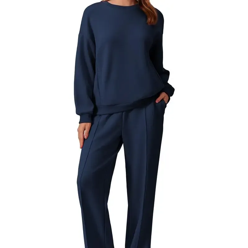 🔥Last Day 89% OFF🔥2-Piece Sweatshirt & Pants Set – Comfy Travel or Home Outfit