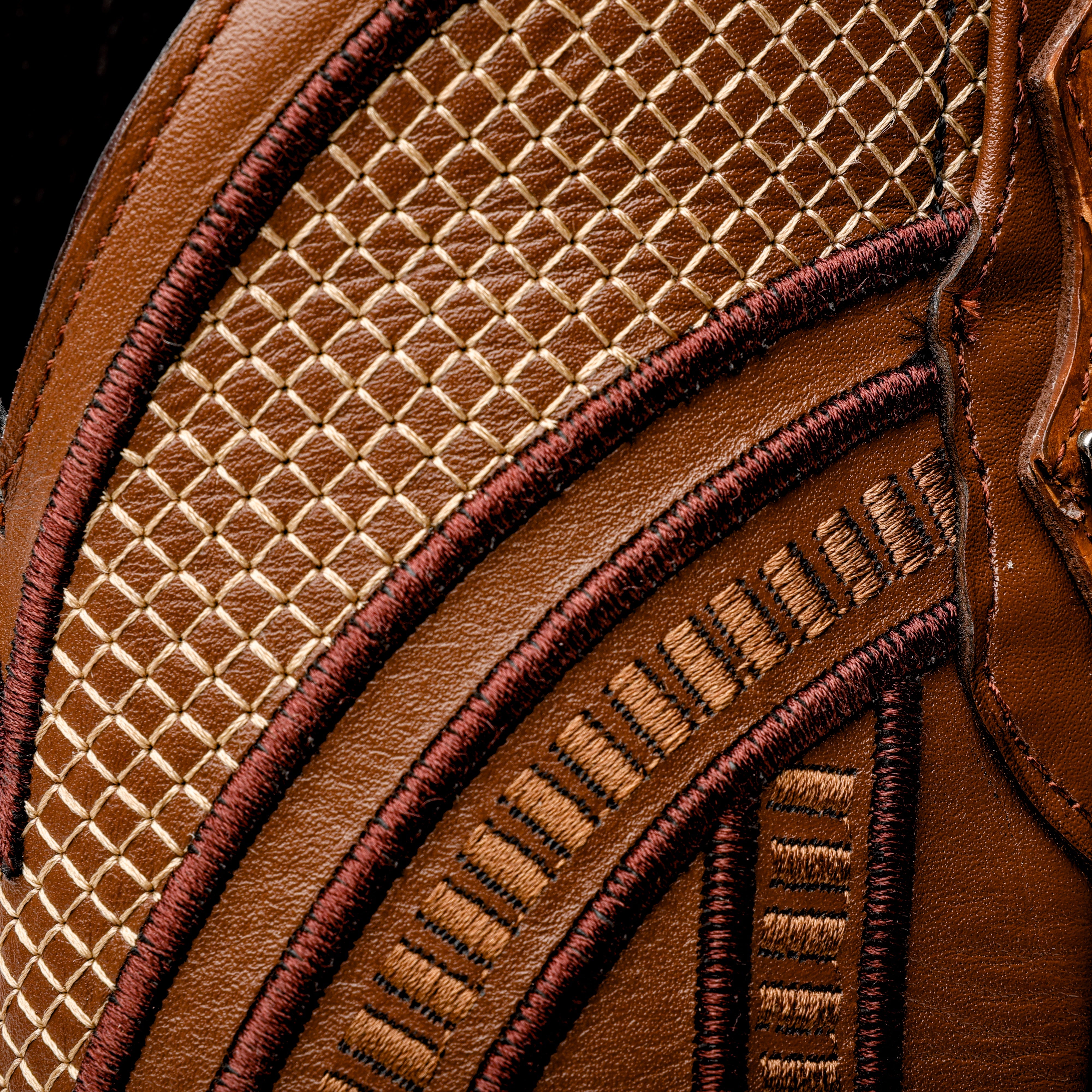 Matte Tan Jumbo Python Leather Boots - Square Toe